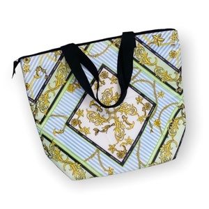 Victorias Secret Nautical Insulated Cooler Tote Bag